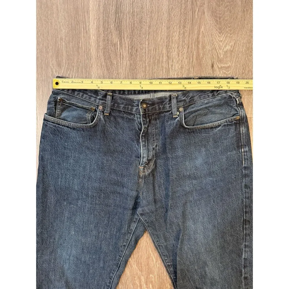 J Crew Men's Slim Straight Jeans Dark Wash 38x34